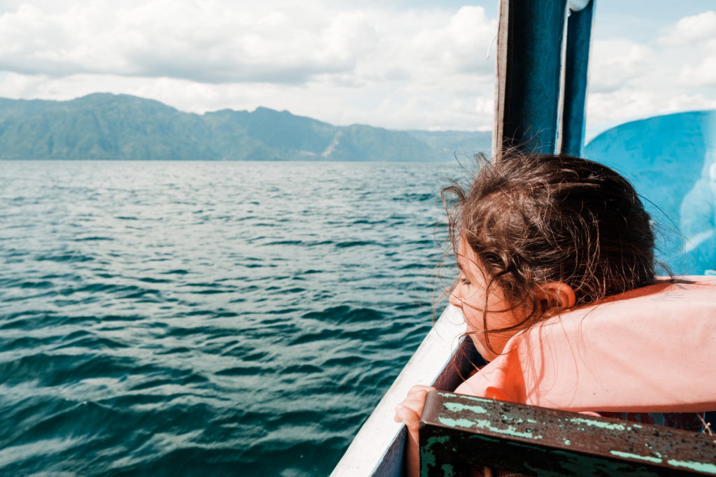 Tour Boat on Lake Atitlan Guatemala