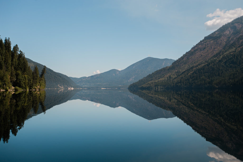 Perfect reflections on Sullivan Lake Washington